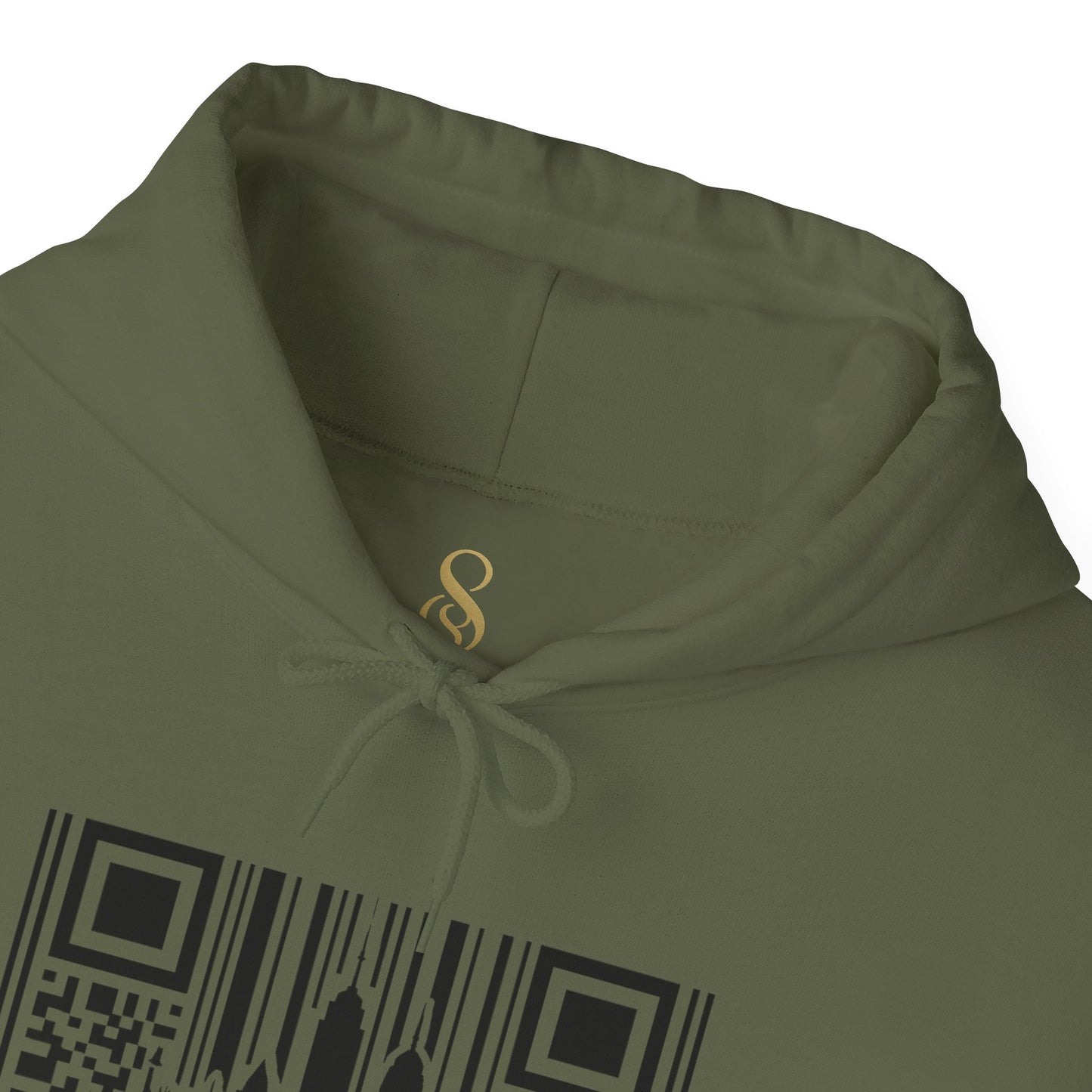 SOULIV8™ NYC Barcode Skyline Hoodie — Urban Streetwear with a Bold Edge