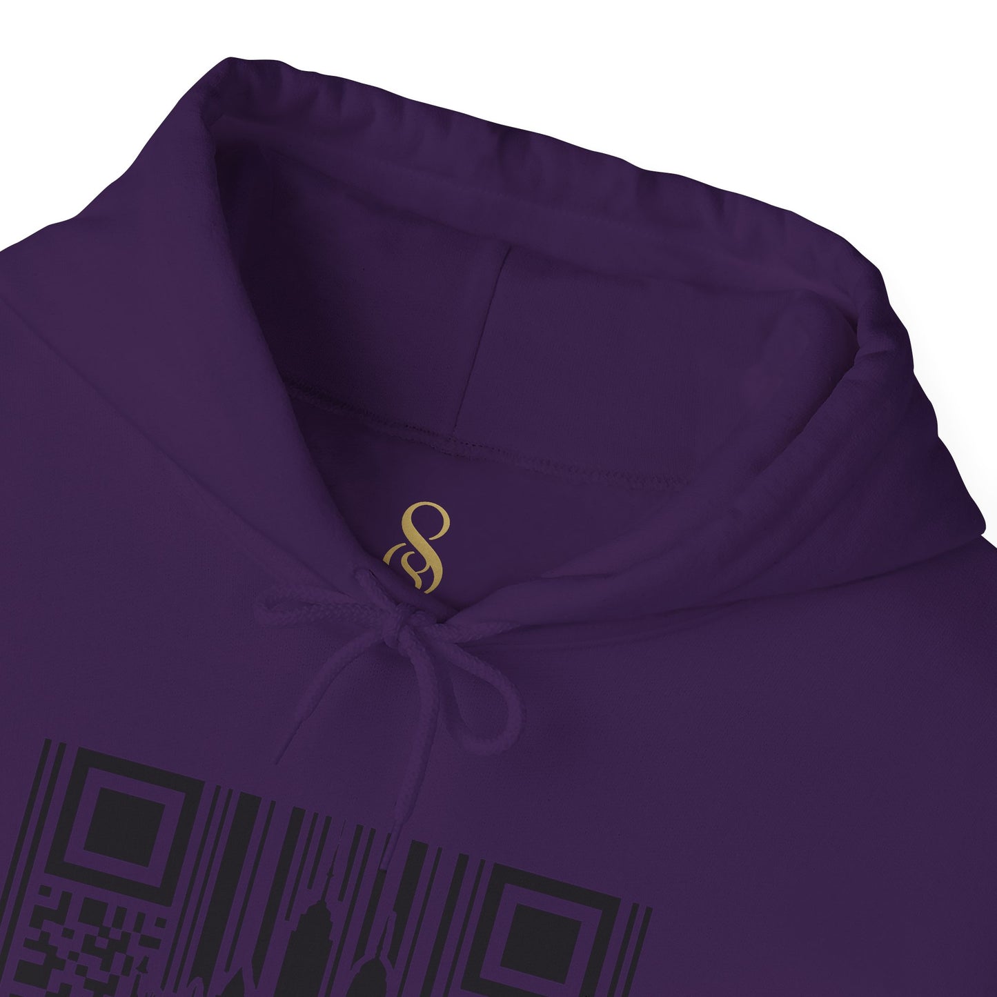 SOULIV8™ NYC Barcode Skyline Hoodie — Urban Streetwear with a Bold Edge