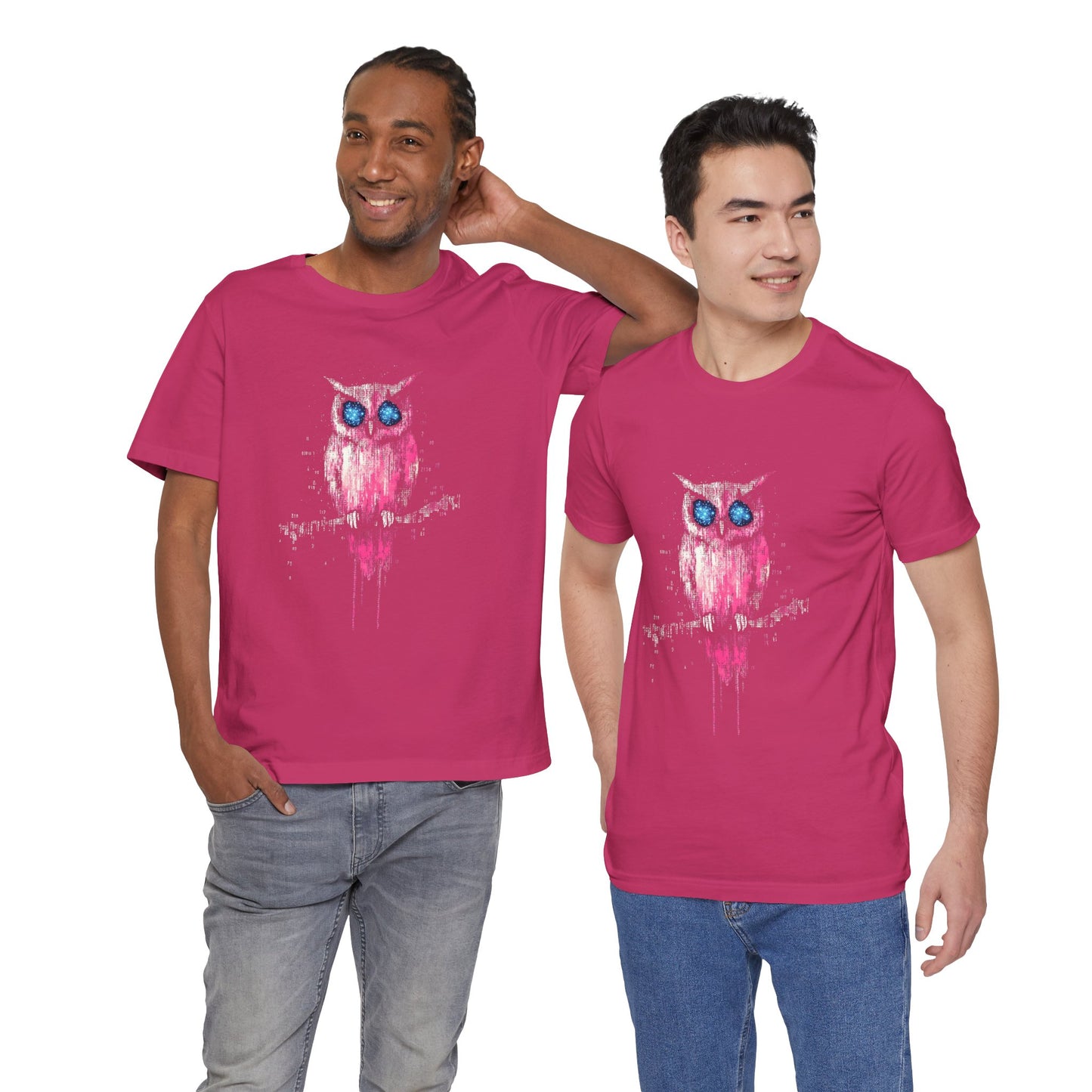 SOULIV8™ Colorful Owl Graphic Tee – Artistic Unisex Shirt for Animal Lovers, Nature Fans & Everyday Style