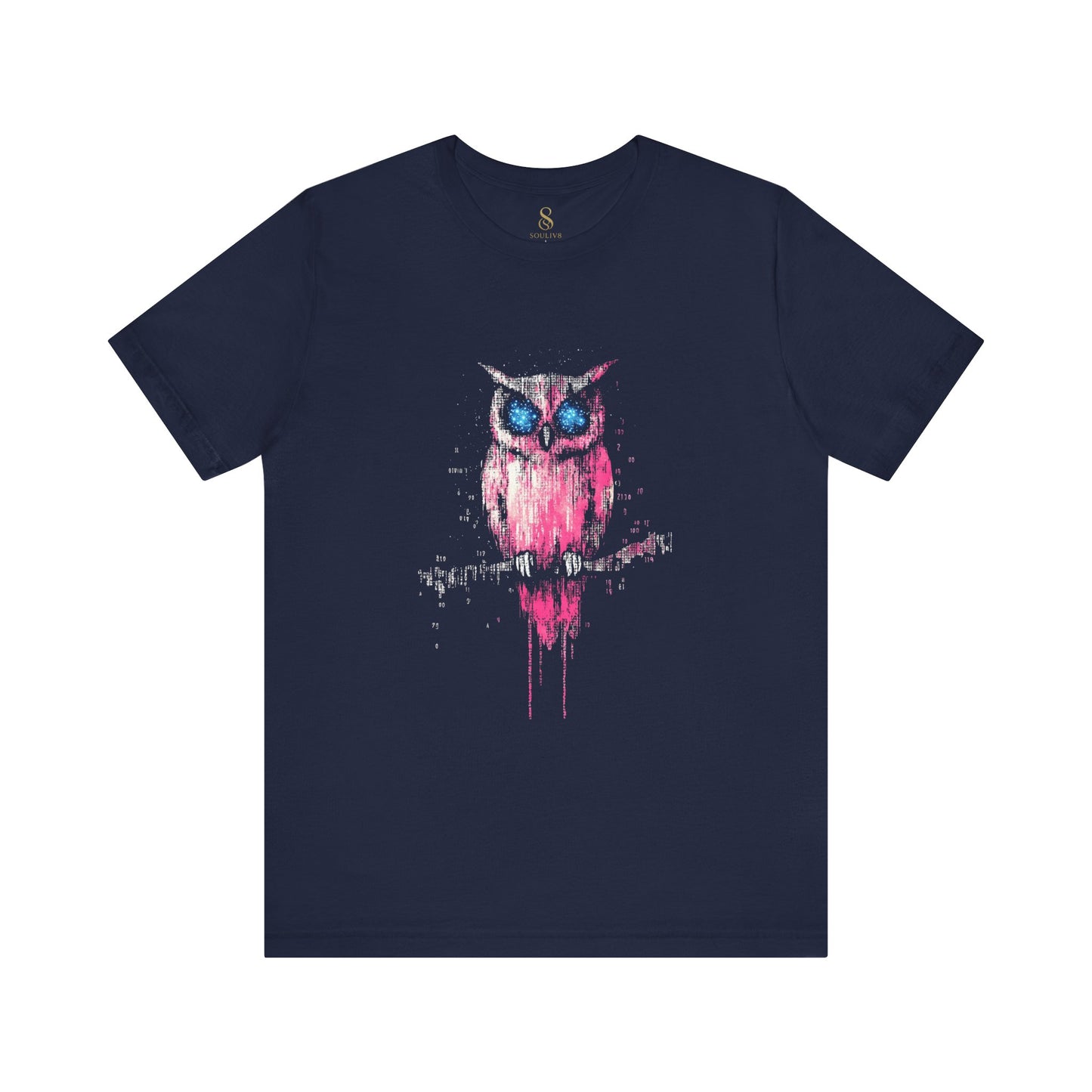 SOULIV8™ Colorful Owl Graphic Tee – Artistic Unisex Shirt for Animal Lovers, Nature Fans & Everyday Style
