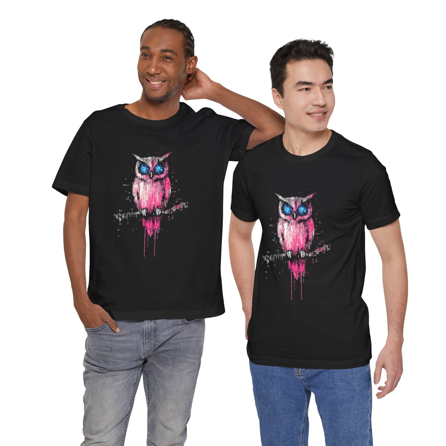 SOULIV8™ Colorful Owl Graphic Tee – Artistic Unisex Shirt for Animal Lovers, Nature Fans & Everyday Style