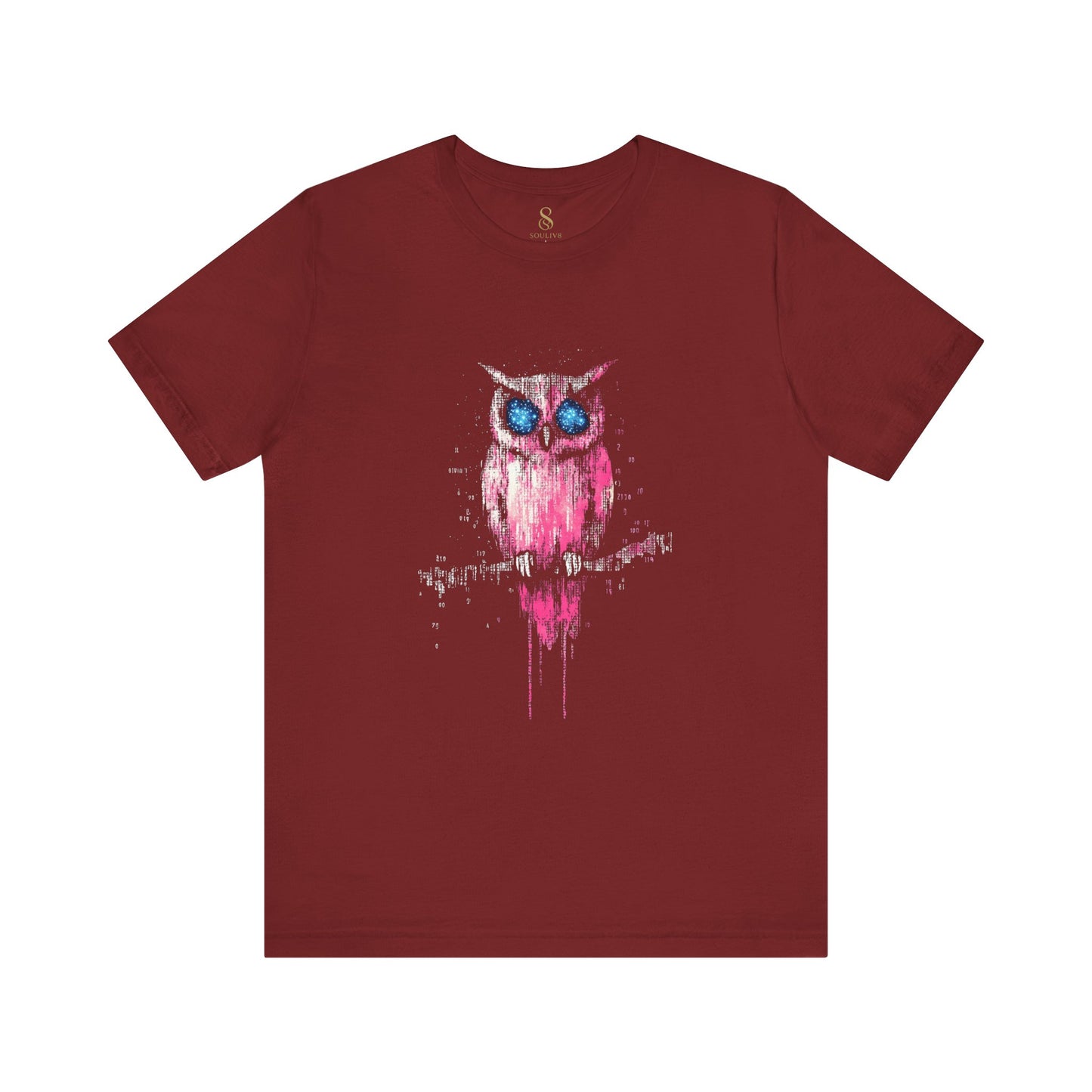 SOULIV8™ Colorful Owl Graphic Tee – Artistic Unisex Shirt for Animal Lovers, Nature Fans & Everyday Style