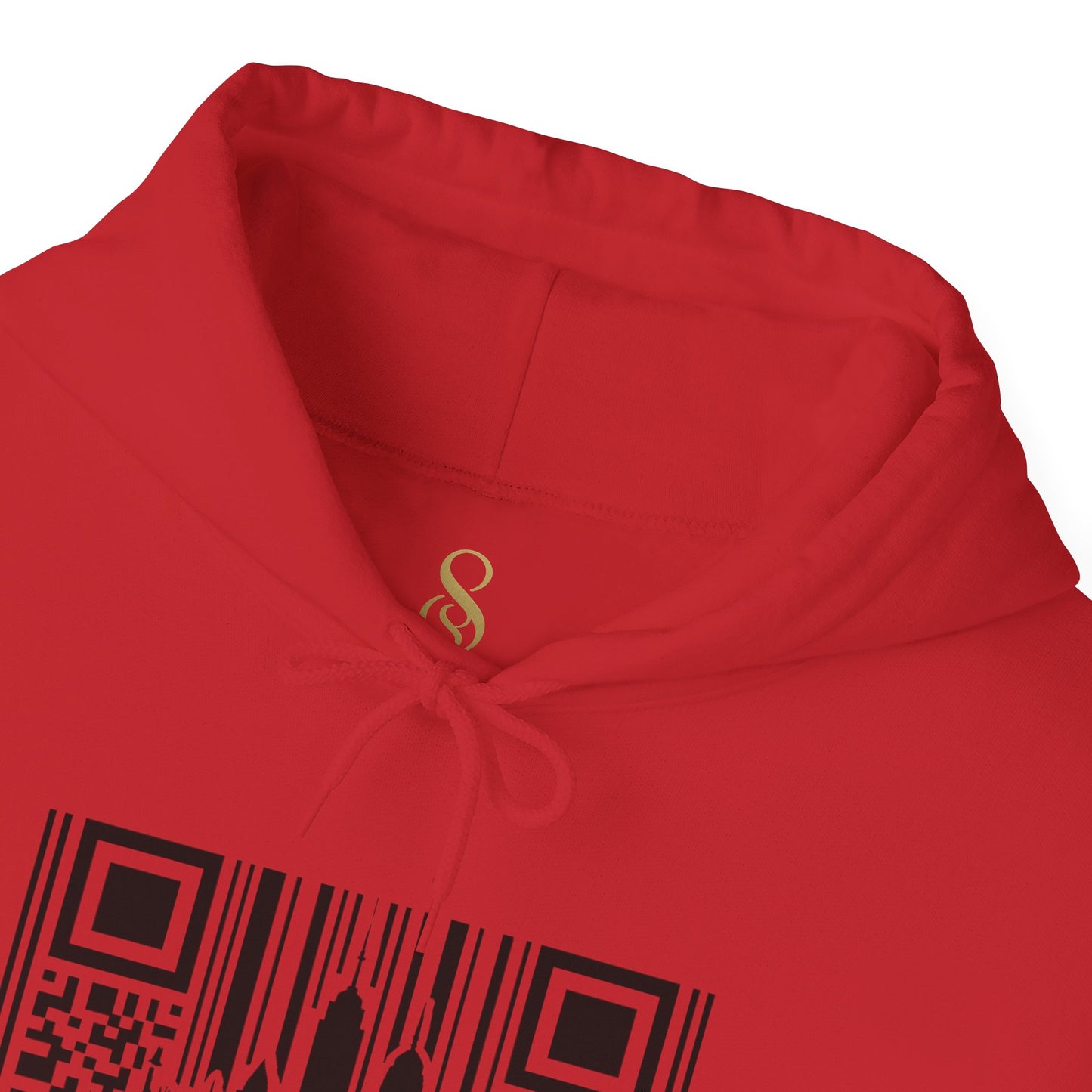 SOULIV8™ NYC Barcode Skyline Hoodie — Urban Streetwear with a Bold Edge