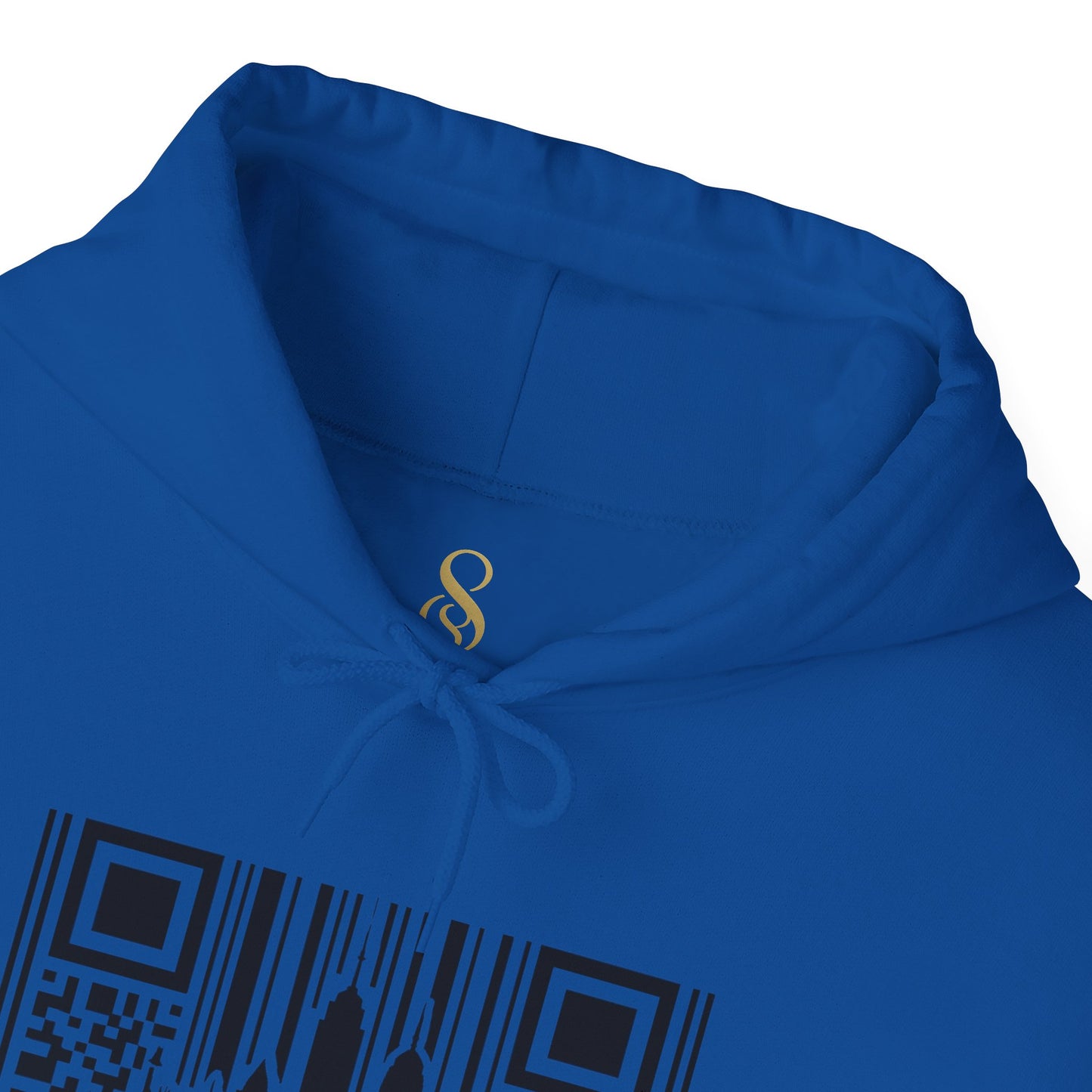 SOULIV8™ NYC Barcode Skyline Hoodie — Urban Streetwear with a Bold Edge