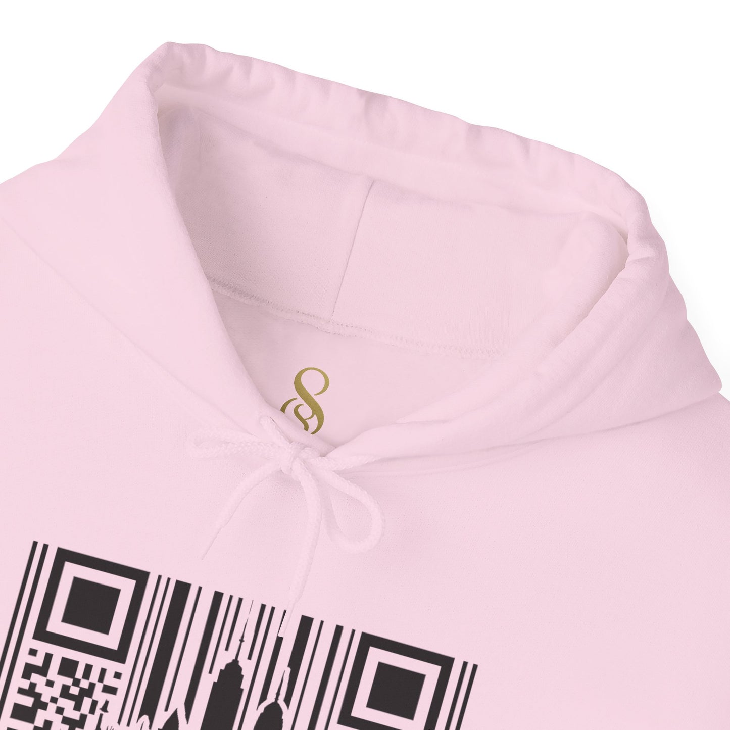 SOULIV8™ NYC Barcode Skyline Hoodie — Urban Streetwear with a Bold Edge