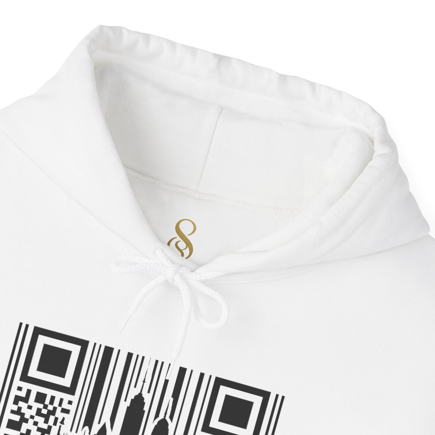 SOULIV8™ NYC Barcode Skyline Hoodie — Urban Streetwear with a Bold Edge