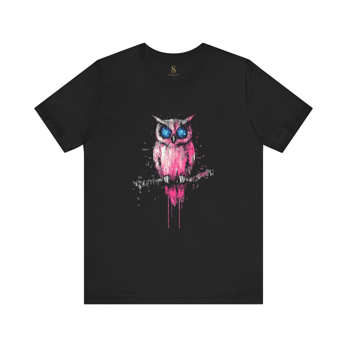 SOULIV8™ Colorful Owl Graphic Tee – Artistic Unisex Shirt for Animal Lovers, Nature Fans & Everyday Style