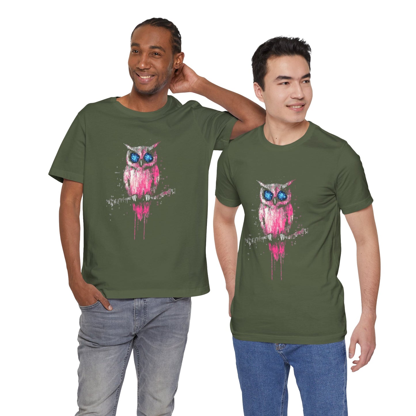 SOULIV8™ Colorful Owl Graphic Tee – Artistic Unisex Shirt for Animal Lovers, Nature Fans & Everyday Style