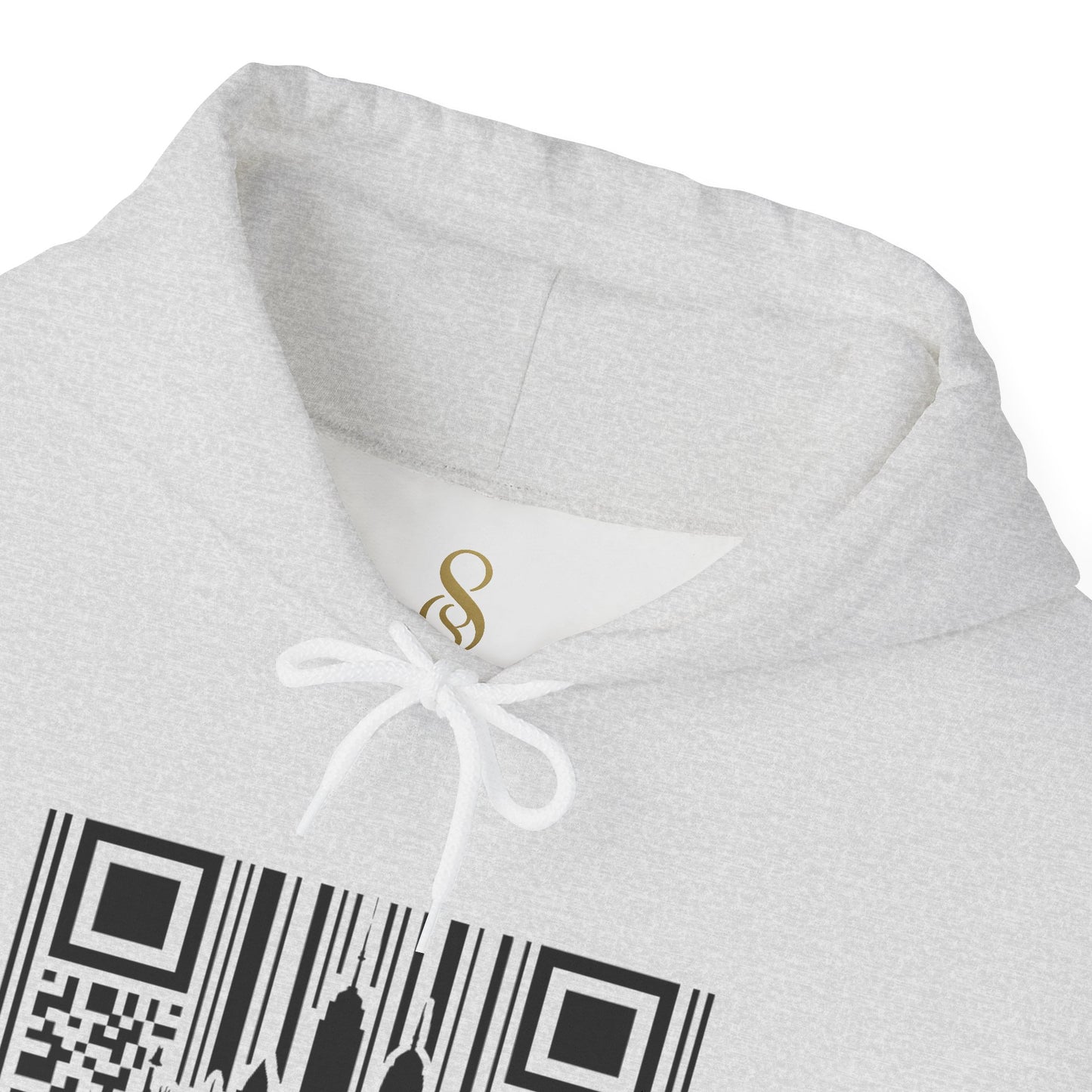 SOULIV8™ NYC Barcode Skyline Hoodie — Urban Streetwear with a Bold Edge