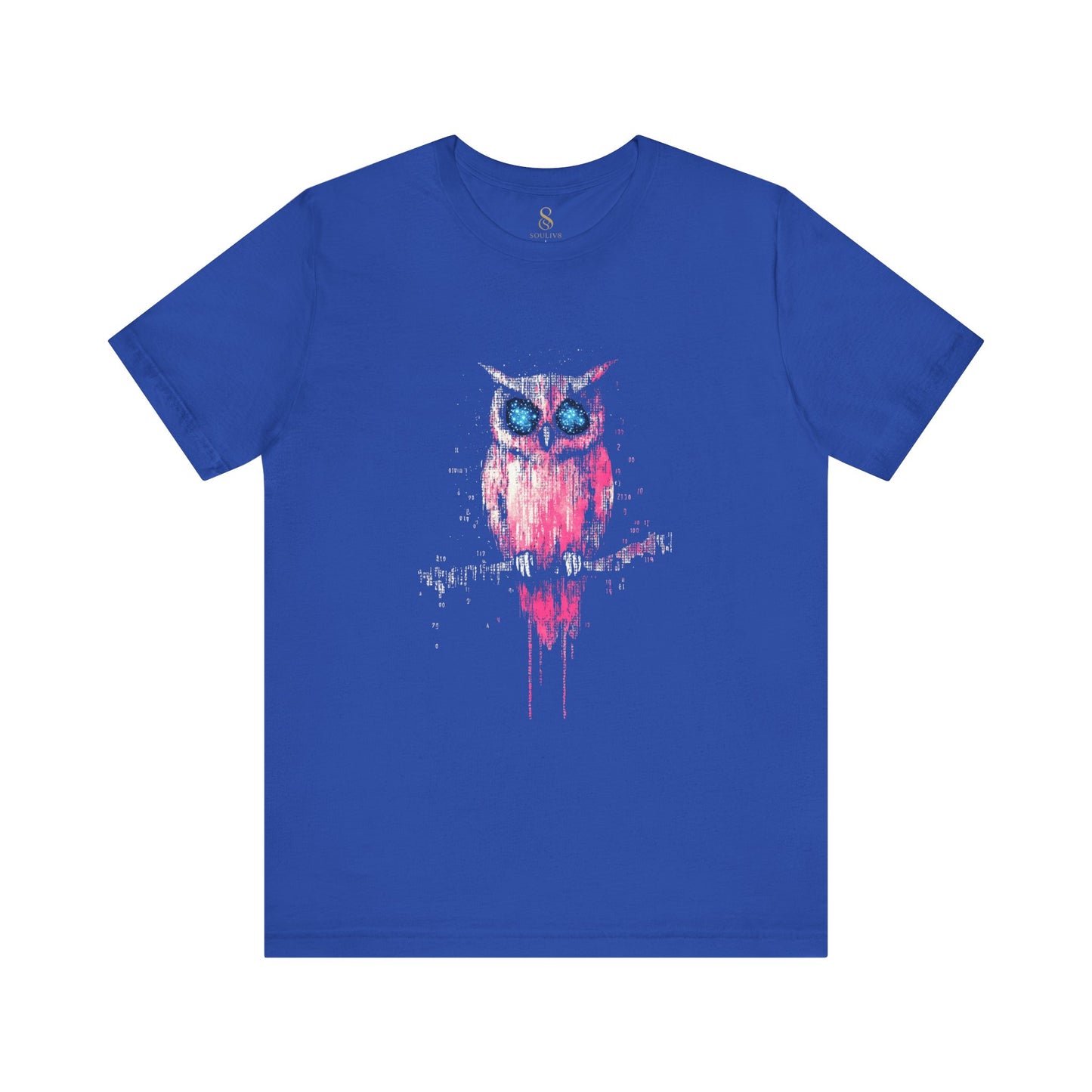 SOULIV8™ Colorful Owl Graphic Tee – Artistic Unisex Shirt for Animal Lovers, Nature Fans & Everyday Style