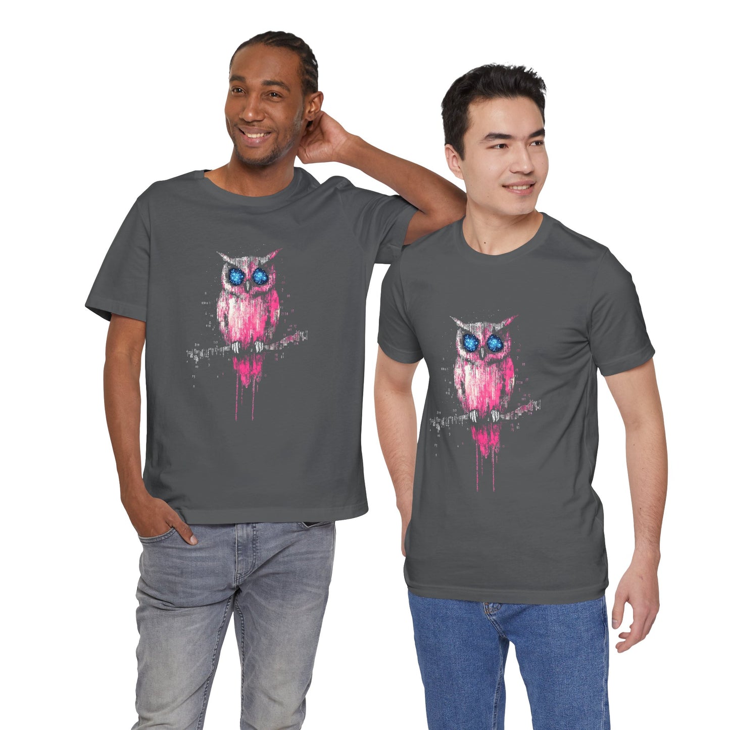 SOULIV8™ Colorful Owl Graphic Tee – Artistic Unisex Shirt for Animal Lovers, Nature Fans & Everyday Style