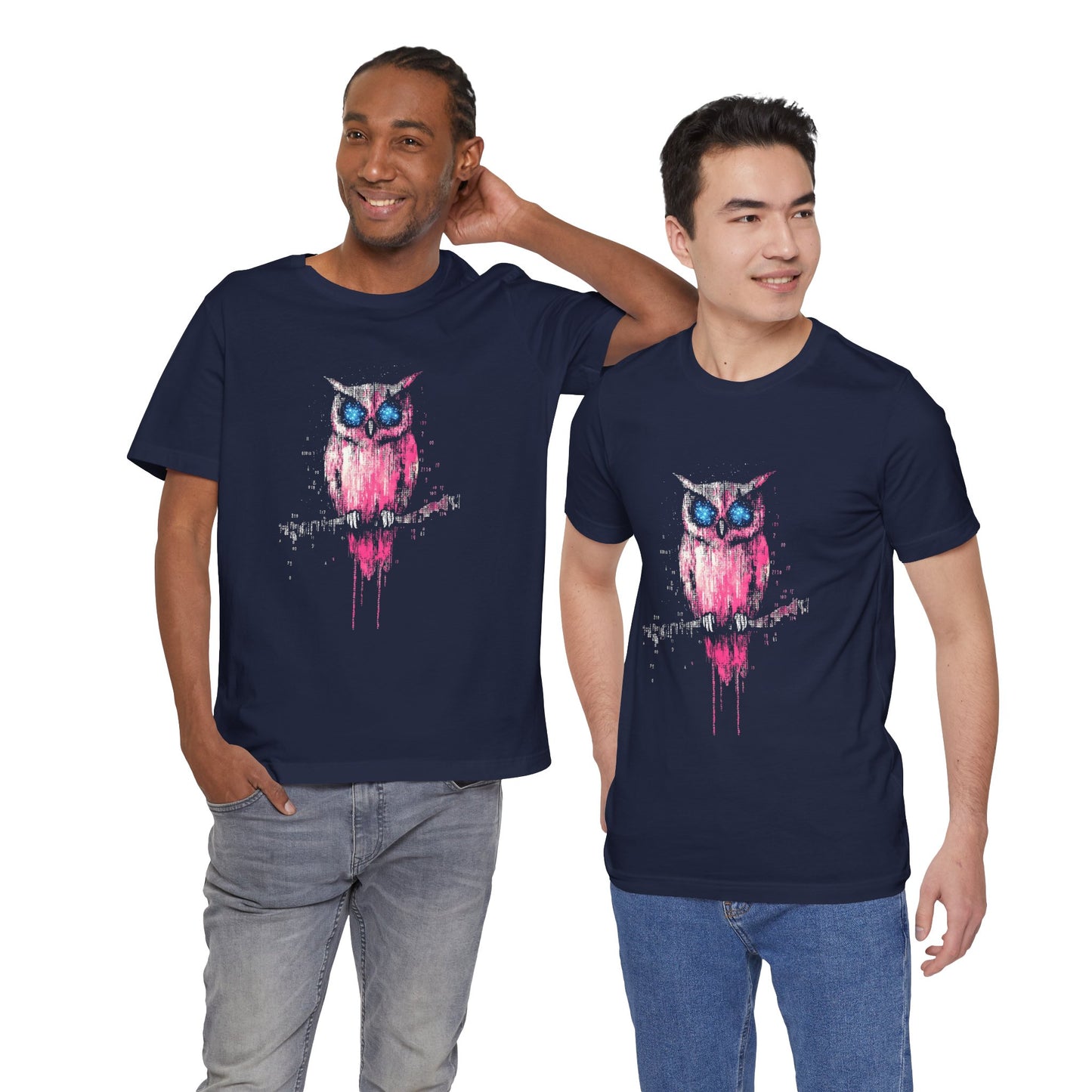 SOULIV8™ Colorful Owl Graphic Tee – Artistic Unisex Shirt for Animal Lovers, Nature Fans & Everyday Style