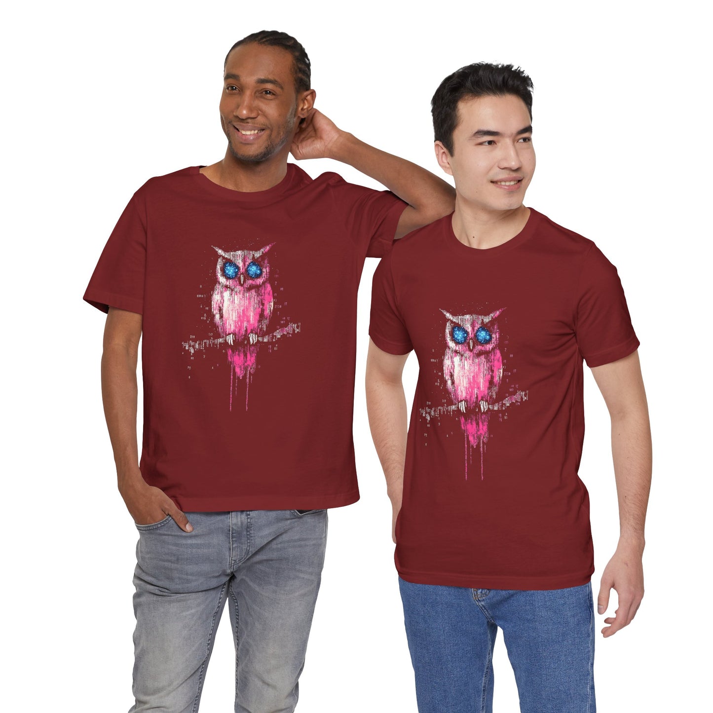 SOULIV8™ Colorful Owl Graphic Tee – Artistic Unisex Shirt for Animal Lovers, Nature Fans & Everyday Style