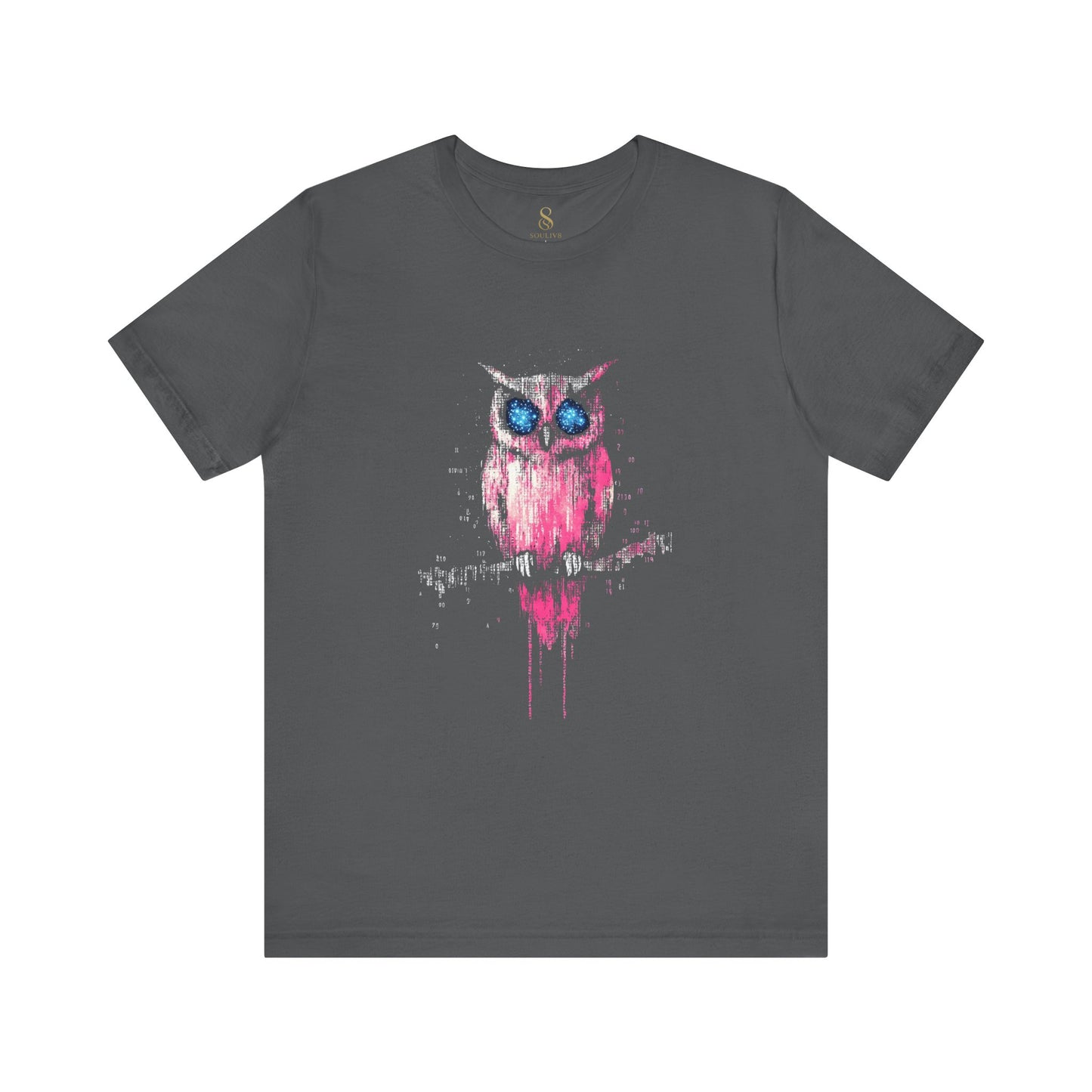 SOULIV8™ Colorful Owl Graphic Tee – Artistic Unisex Shirt for Animal Lovers, Nature Fans & Everyday Style