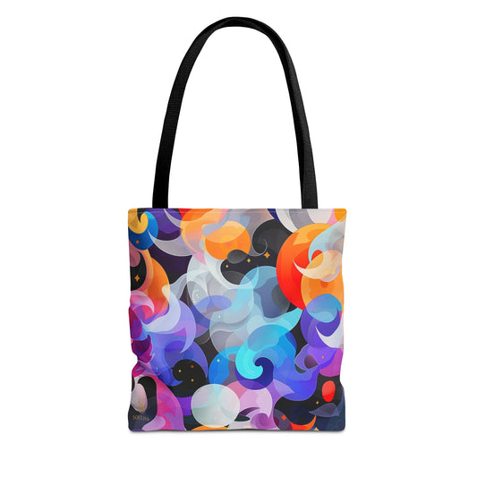 SOULIV8 Vibrant Abstract Tote Bag – Eco-Friendly Artistic Handbag, Unique Gift, Stylish Everyday Accessory