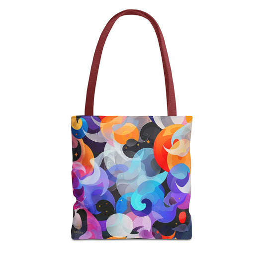 SOULIV8 Vibrant Abstract Tote Bag – Eco-Friendly Artistic Handbag, Unique Gift, Stylish Everyday Accessory